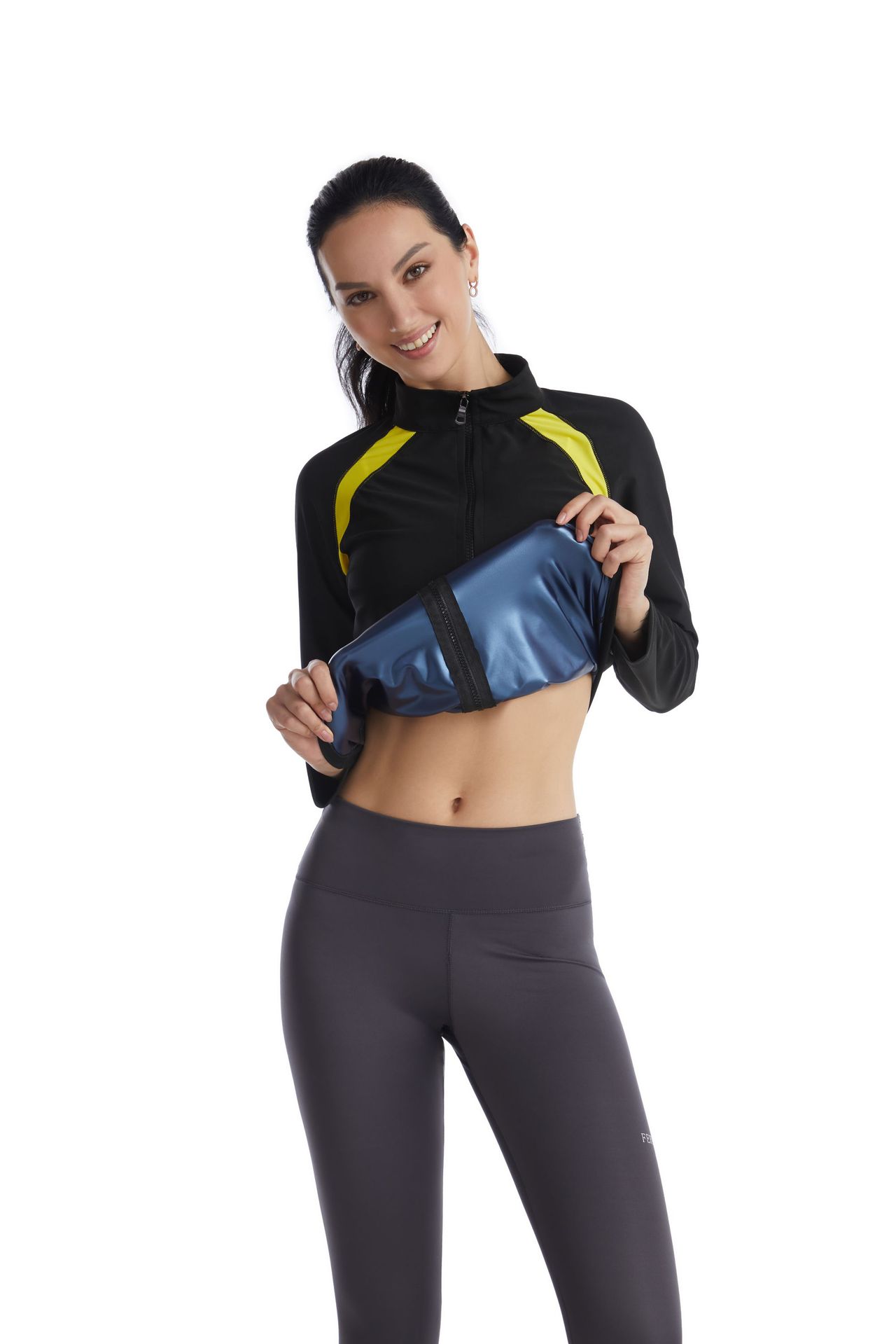 Кофта с эффектом сауны