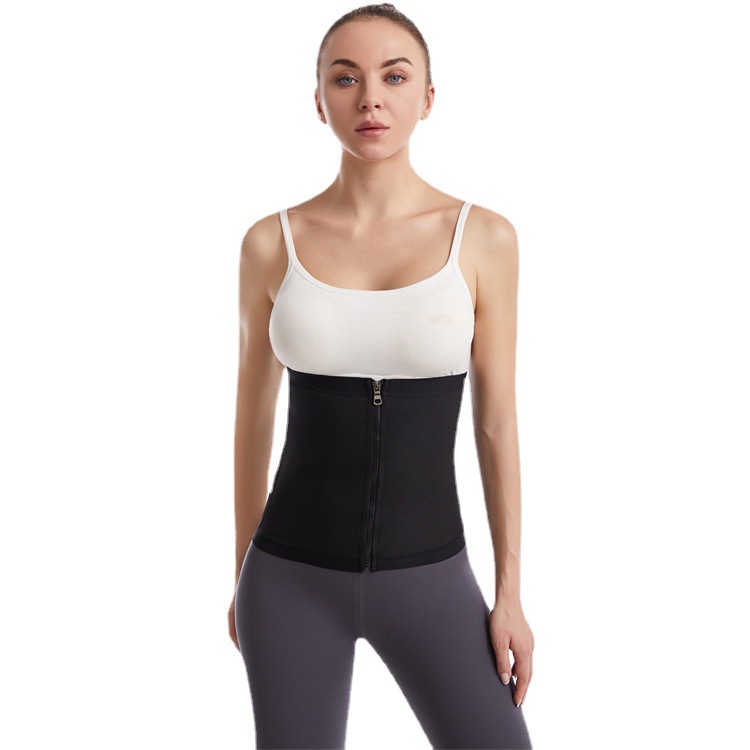 Пояс корсет на молнии с эффектом сауны