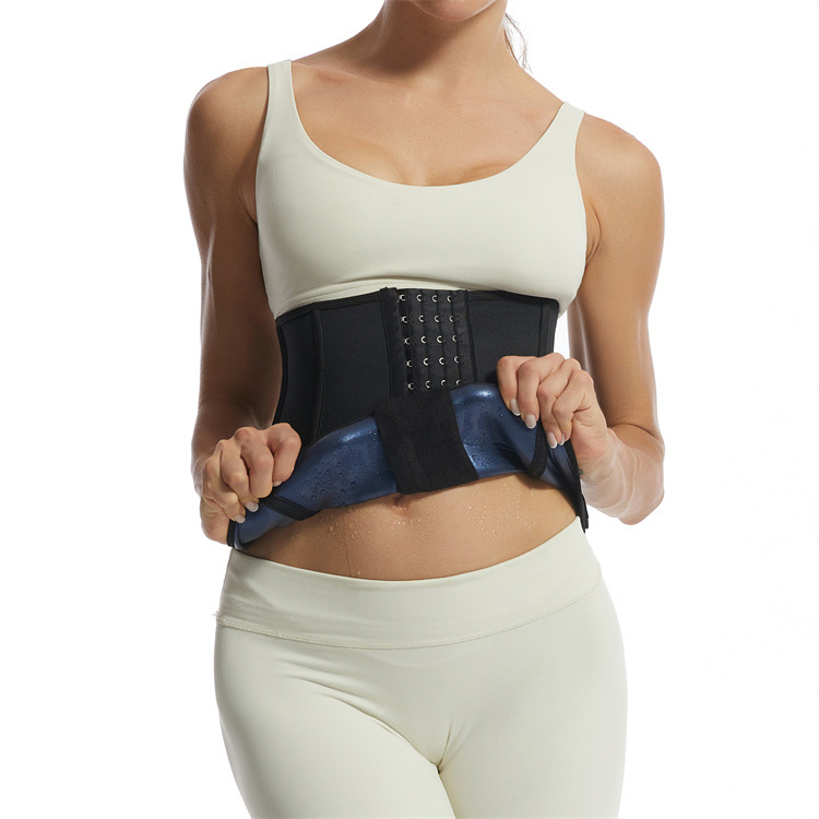 Пояс корсет с крючками с эффектом сауны